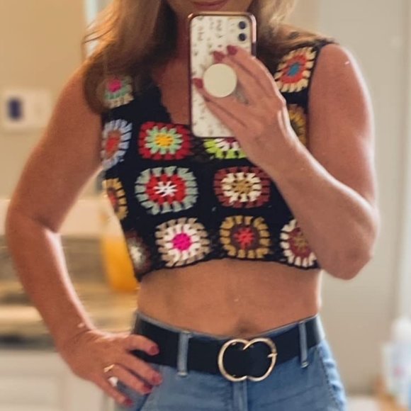 Women's floral top cover ups - Picture 3 of 7